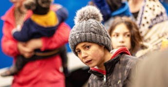 Enfant ukrainien réfugié
